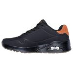 Skechers Uno Suited On Air Ανδρικά Sneakers Μαύρα