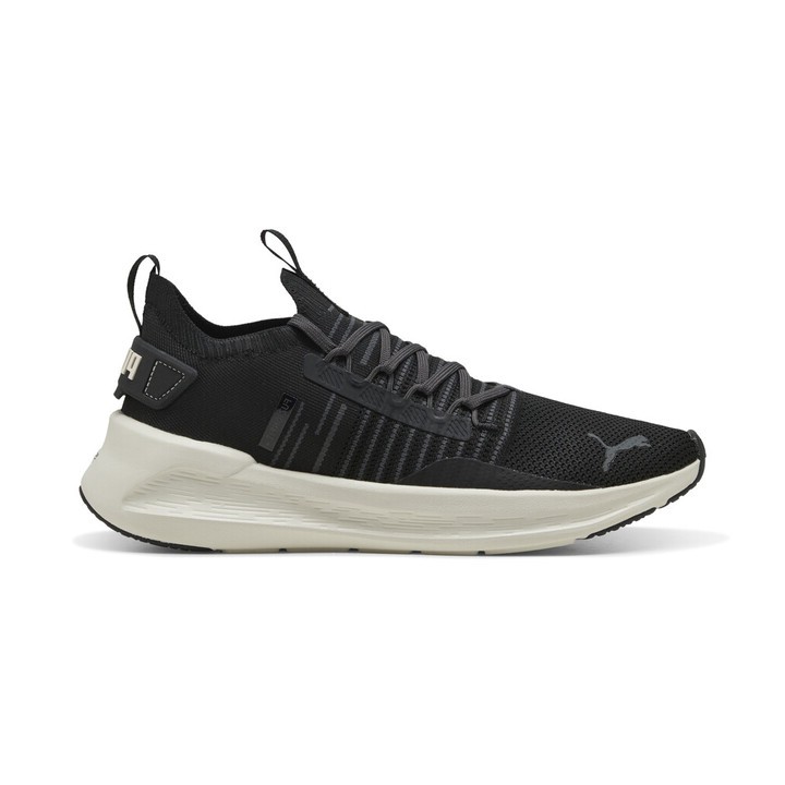 Puma Softride Symmetry Fuzion LS Ανδρικά Παπούτσια Τρεξίματος Σκούρο Γκρι