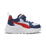 Puma Trinity Lite AC+ Inf Βρεφικά Sneakers Λευκά / Μπλε / Κόκκινα