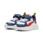 Puma Trinity Lite AC+ Inf Βρεφικά Sneakers Λευκά / Μπλε / Κόκκινα