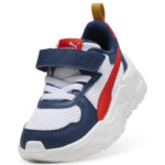 Puma Trinity Lite AC+ Inf Βρεφικά Sneakers Λευκά / Μπλε / Κόκκινα