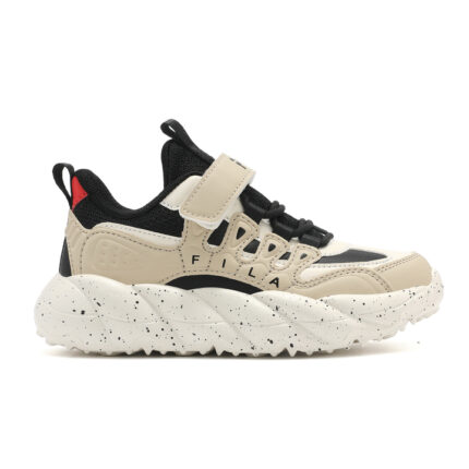 Fila Memory Space 3 V Παιδικά Sneakers με Σκρατς Μαύρα / Μπεζ
