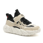 Fila Memory Space 3 V Παιδικά Sneakers με Σκρατς Μαύρα / Μπεζ