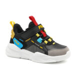 Fila Memory Dash 2 V Παιδικά Sneakers με Σκρατς Μαύρα με Κίτρινο / Κόκκινο / Γαλάζιο / Γκρι