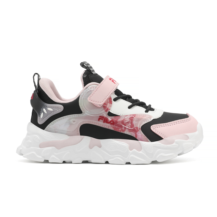 Fila Memory Musha 2 V Παιδικά Sneakers με Σκρατς Ροζ / Μαύρα