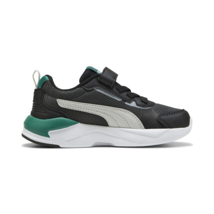 Puma X-Ray 3 LT AC+ PS Παιδικά Sneakers με Σκρατς Μαύρο / Πράσινο