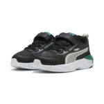 Puma X-Ray 3 LT AC+ PS Παιδικά Sneakers με Σκρατς Μαύρο / Πράσινο