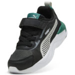 Puma X-Ray 3 LT AC+ PS Παιδικά Sneakers με Σκρατς Μαύρο / Πράσινο