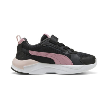 Puma X-Ray 3 LT AC+ PS Παιδικά Sneakers με Σκρατς Μαύρο / Ροζ