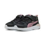 Puma X-Ray 3 LT AC+ PS Παιδικά Sneakers με Σκρατς Μαύρο / Ροζ
