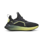 Puma Soft Enzo 5 Jr Παιδικό Παπούτσι Τρεξίματος Ανθρακί / Λαχανί