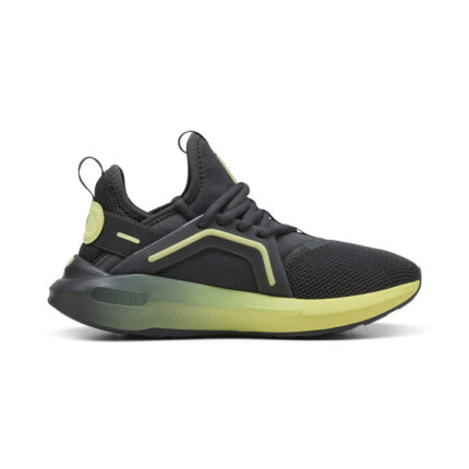 Puma Soft Enzo 5 Jr Παιδικό Παπούτσι Τρεξίματος Ανθρακί / Λαχανί