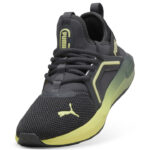 Puma Soft Enzo 5 Jr Παιδικό Παπούτσι Τρεξίματος Ανθρακί / Λαχανί