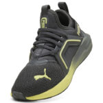 Puma Soft Enzo 5 AC PS Παιδικό Παπούτσι Τρεξίματος Ανθρακί / Λαχανί