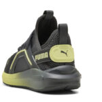 Puma Soft Enzo 5 AC PS Παιδικό Παπούτσι Τρεξίματος Ανθρακί / Λαχανί