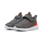 Puma Flyer 3 AC+ Inf Βρεφικά Παπούτσια Τρεξίματος Γκρι / Κόκκινα