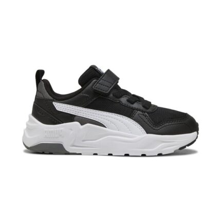 Puma Trinity 2 LT AC+PS Παιδικά Sneakers Με Σκρατς Μαύρα
