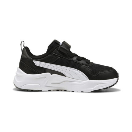 Puma Trinity 2 LT AC+PS Παιδικά Sneakers Με Σκρατς Μαύρα