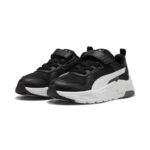 Puma Trinity 2 LT AC+PS Παιδικά Sneakers Με Σκρατς Μαύρα