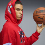Puma Hooper Hotline Pullover Hooded Ανδρική Φούτερ Μπλούζα με Κουκούλα Κόκκινη