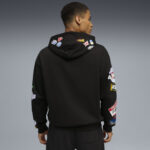 Puma Hooper Hotline Pullover Hooded Ανδρική Φούτερ Μπλούζα με Κουκούλα Μαύρη