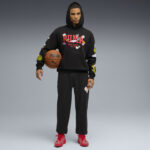 Puma Hooper Hotline Pullover Hooded Ανδρική Φούτερ Μπλούζα με Κουκούλα Μαύρη