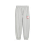 Puma Hooper Hotline Sweatpants Ανδρικό Παντελόνι με Λάστιχο Γκρι