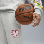 Puma Hooper Hotline Sweatpants Ανδρικό Παντελόνι με Λάστιχο Γκρι