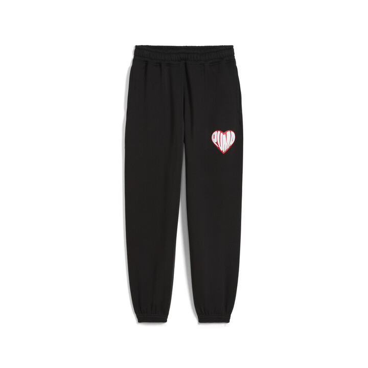 Puma Hooper Hotline Sweatpants Ανδρικό Παντελόνι με Λάστιχο Μαύρο