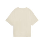 Puma Ess Elevated Relaxed Velour Rib Tee Γυναικεία Κοντομάνικη Εκρού