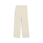 Puma Ess Elevated Velour Rib Straight Leg Pants Γυναικείo Παντελόνι Εκρού