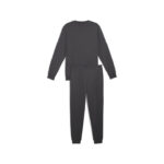 Puma Elevated Crew Sweat Suit FL Ανδρικό Σετ Φόρμας Γκρι Σκούρο