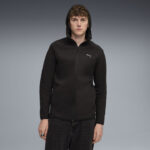 Puma Evostripe Full-Zip Hoodie DK Ανδρική Ζακέτα Μαύρη