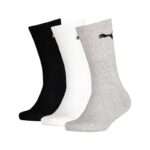 Puma Kids Socks Παιδικές Κάλτσες Μαύρες / Γκρι / Λευκές
