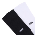 Puma Scallop Edge Sock 2P Kάλτσες Μαύρες / Λευκές