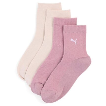 Puma Textured Mesh Short Socks 2P Kάλτσες Ροζ / Σομόν