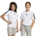 adidas Essentials Tee Kids Παιδικό Κοντομάνικο με Ρίγες Λευκό