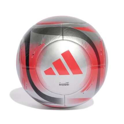 adidas Messi Club Ball Μπάλα Ποδοσφαίρου Κόκκινη / Ασημί