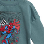 adidas x Marvel Spider-Man Jogger Set Βρεφικό Σετ Πετρόλ / Μαύρο