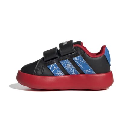 adidas x Marvel Spider-Man Grand Court Βρεφικά Sneakers Μαύρα / Κόκκινα / Μπλε