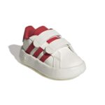 adidas Grand Court 2.0 Shoes Kids Βρεφικά Sneakers Εκρού / Κόκκινο