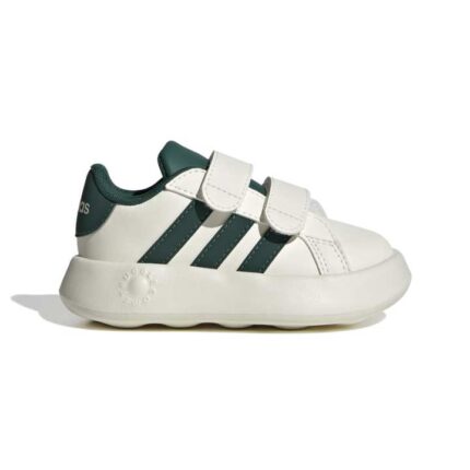 adidas Grand Court 2.0 Shoes Kids Βρεφικά Sneakers Εκρού / Πράσινο