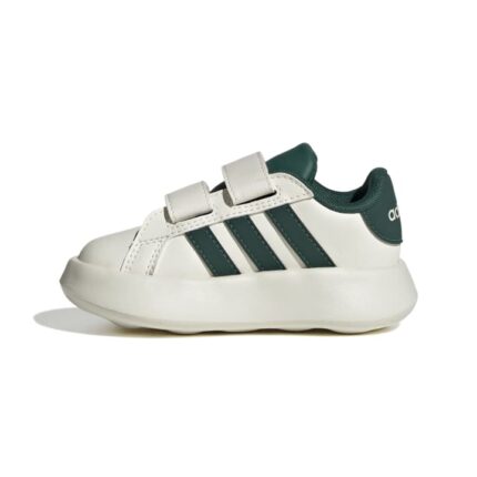 adidas Grand Court 2.0 Shoes Kids Βρεφικά Sneakers Εκρού / Πράσινο