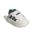 adidas Grand Court 2.0 Shoes Kids Βρεφικά Sneakers Εκρού / Πράσινο