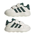 adidas Grand Court 2.0 Shoes Kids Βρεφικά Sneakers Εκρού / Πράσινο