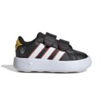 adidas x Disney Mickey Mouse Grand Court Βρεφικά Sneakers Μαύρα / Κίτρινο