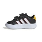 adidas x Disney Mickey Mouse Grand Court Βρεφικά Sneakers Μαύρα / Κίτρινο