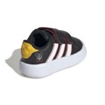 adidas x Disney Mickey Mouse Grand Court Βρεφικά Sneakers Μαύρα / Κίτρινο
