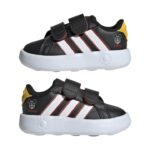 adidas x Disney Mickey Mouse Grand Court Βρεφικά Sneakers Μαύρα / Κίτρινο