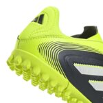 adidas Copa Pure 3 Club Παιδικά Ποδοσφαιρικά Παπούτσια με Σχάρα Μαύρα / Λαχανί